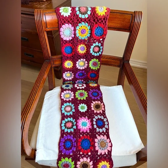 Colorful Crochet Scarf - Picture 16 of 16